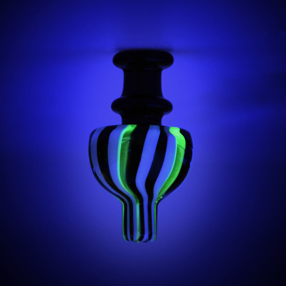 UV Striped Carb Cap - 25mm / Colors Vary - Headshop.com