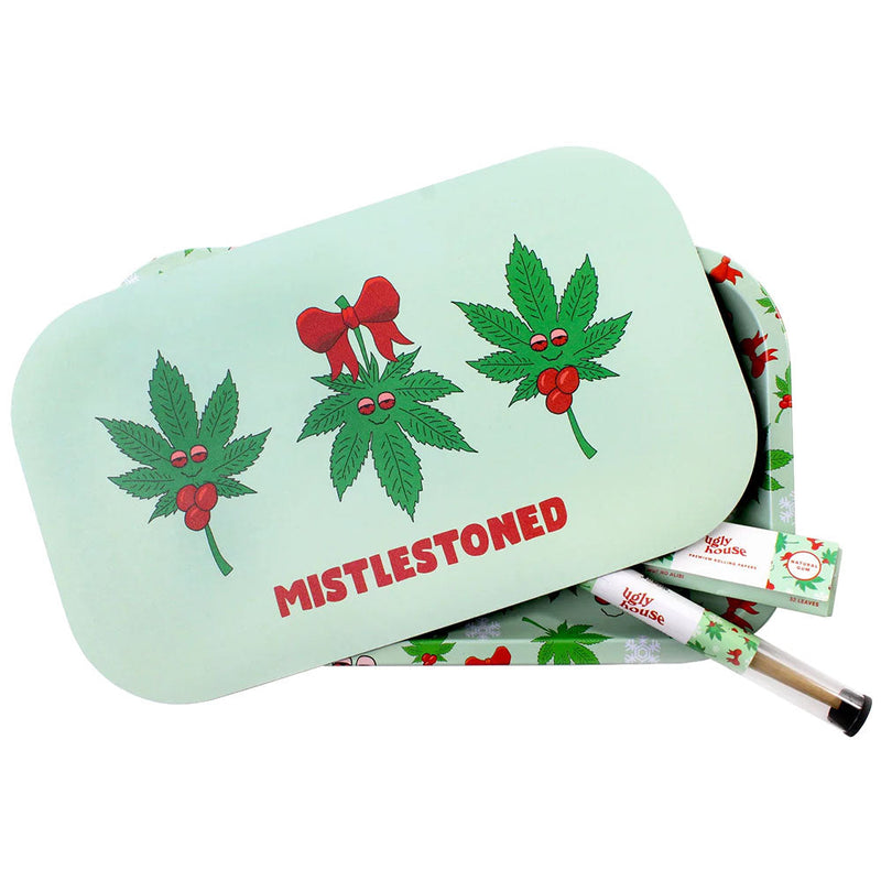 Ugly House Rolling Tray Bundle Mistlestoned / 10"x6"