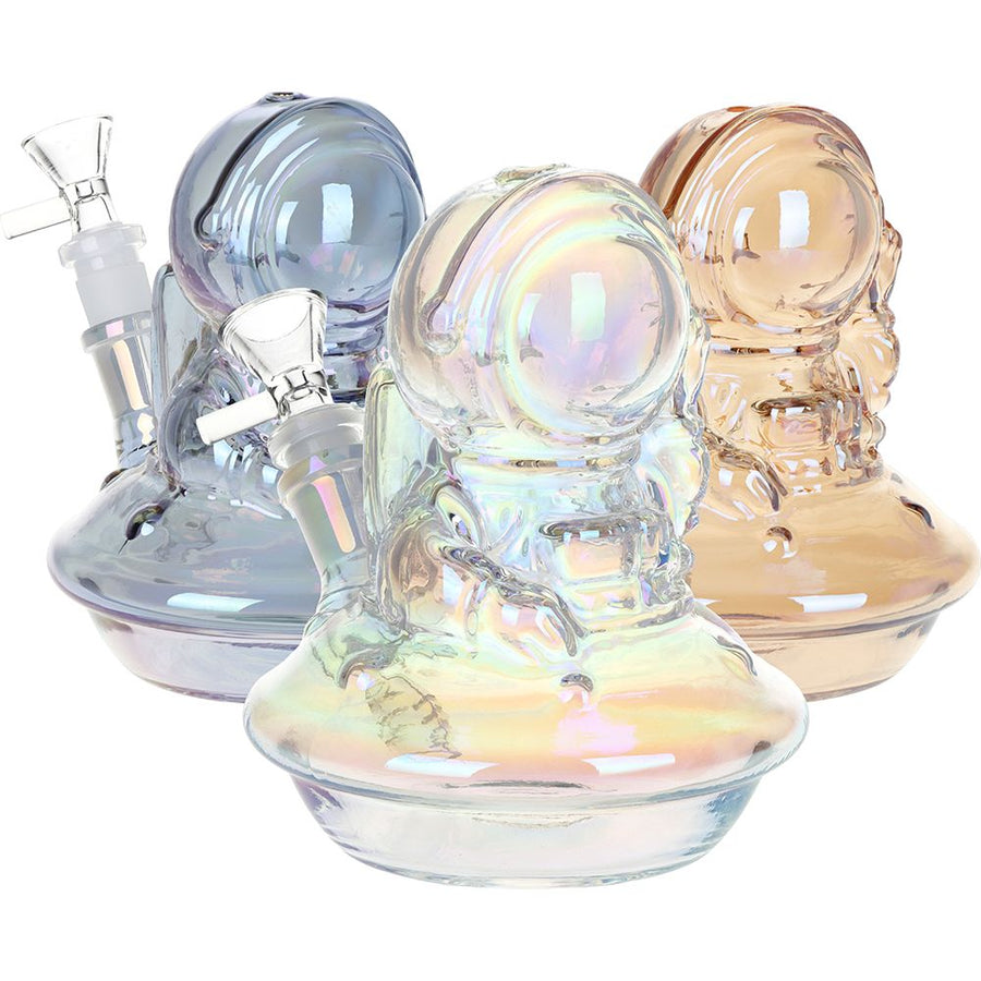 Astronautical Adventure Glass Water Pipe - 6" / 14mm F - Headshop.com