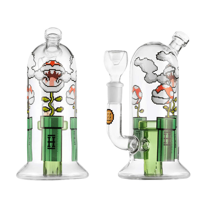 Hemper Gaming Flower Glass Water Pipe | 14mm F - Headshop.com