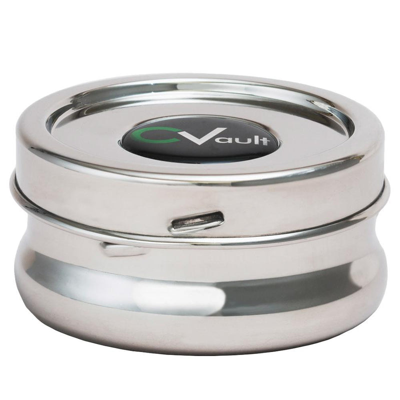 CVault Twist Stainless Steel Storage Container - Headshop.com