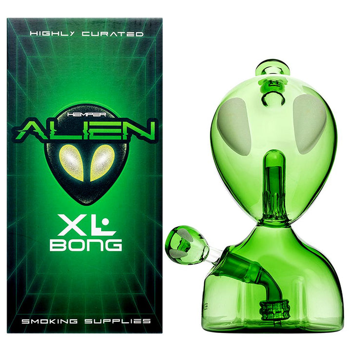 Hemper Alien Glass Water Pipe | 14mm F - Headshop.com