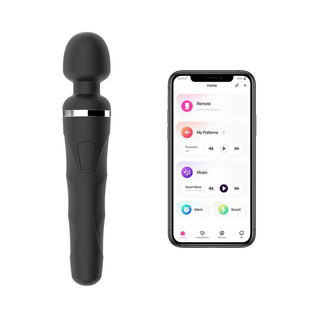 Lovense Domi 2 Bluetooth Programmable Wand Vibrator - Headshop.com
