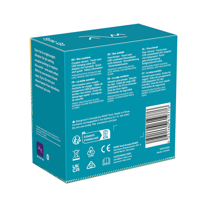 We-Vibe Sync Go Turquoise - Headshop.com