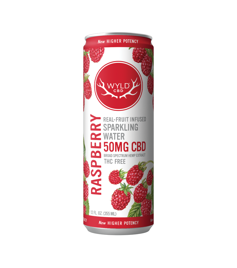 WYLD Real Fruit CBD Infused Sparkling Water 12oz (Multiple Flavors) - Headshop.com