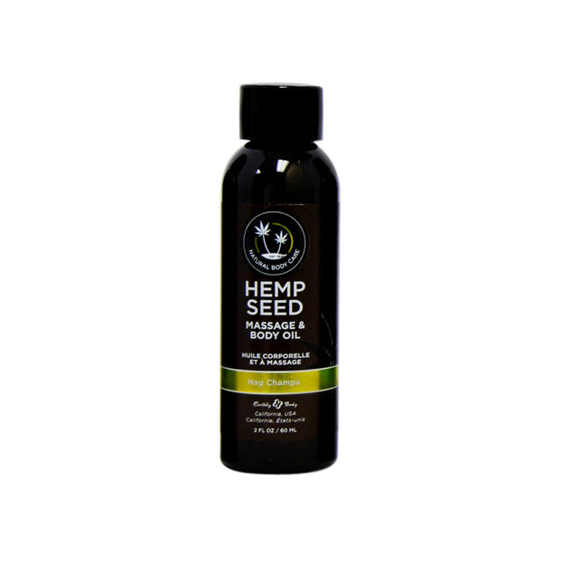 Earthly Body Massage Oil Nag Champa 2oz - Headshop.com