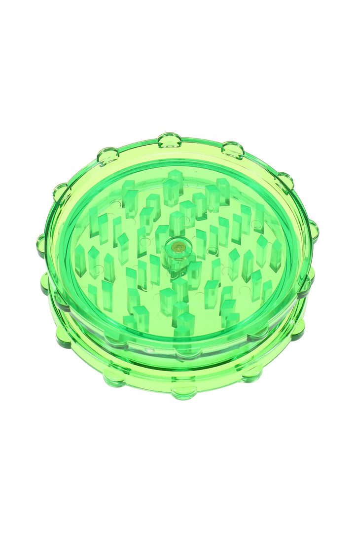 3" Acrylic Magnetic 2-Part Herb Grinder “Color Pop” – Choose Color