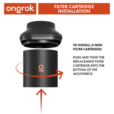 Ongrok Personal Air Filter with Replaceable Cartridges - Headshop.com