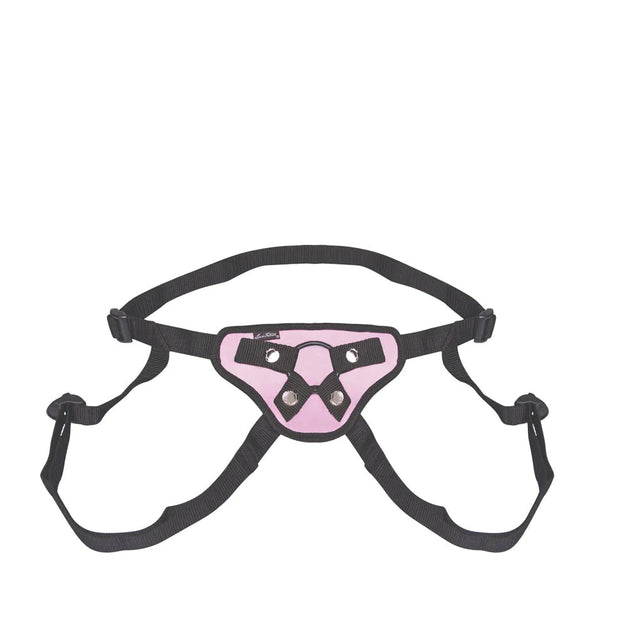 Lux Fetish Pretty in Pink Strap-On Harness - Headshop.com