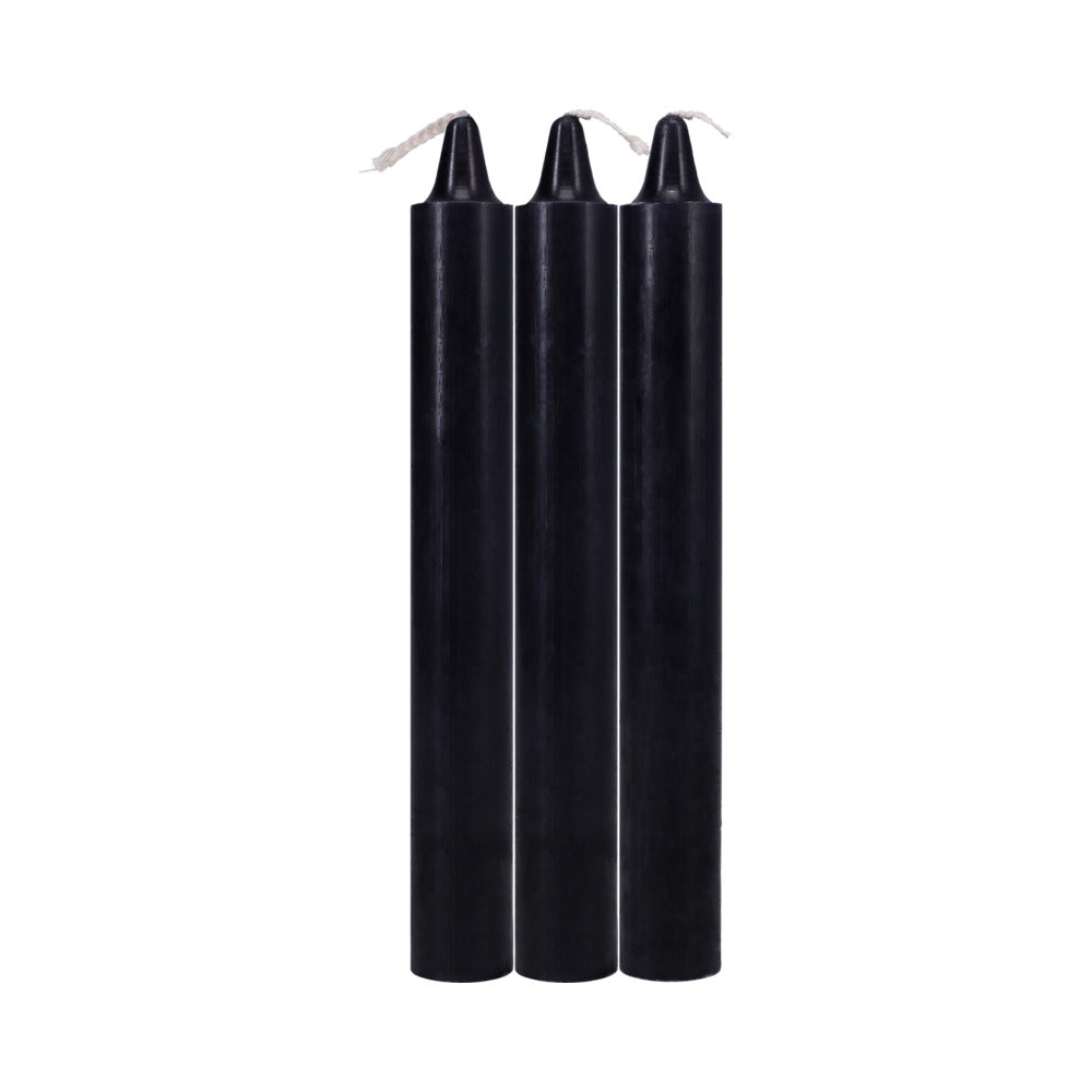 Japanese Drip Candles 3-Pack Black - Headshop.com