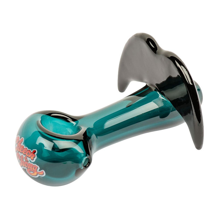 Cheech & Chong Glass Moustache Ride Spoon Pipe | 4" - Headshop.com