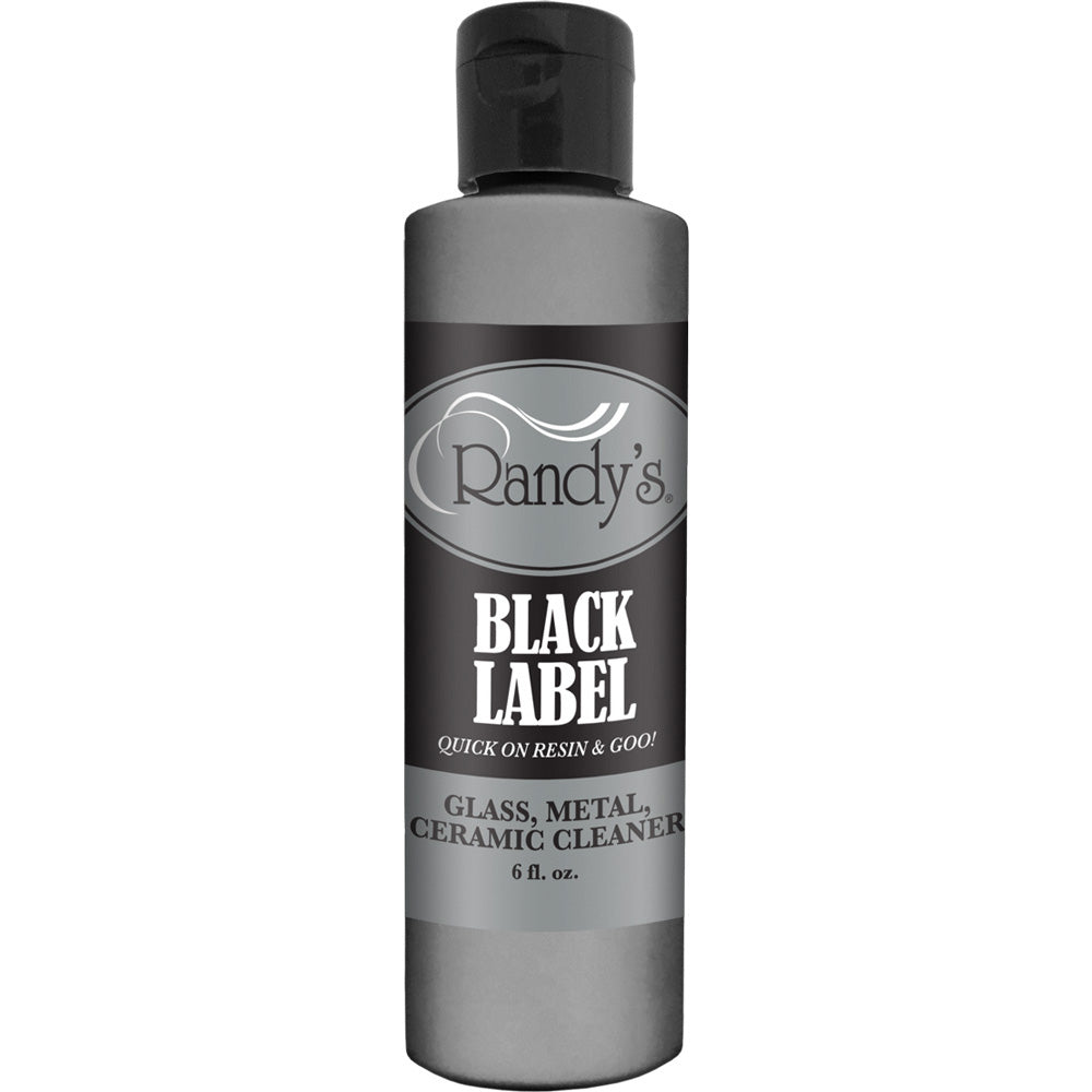 Randy's Black Label Glass, Metal & Ceramic Cleaner - 6oz - Headshop.com