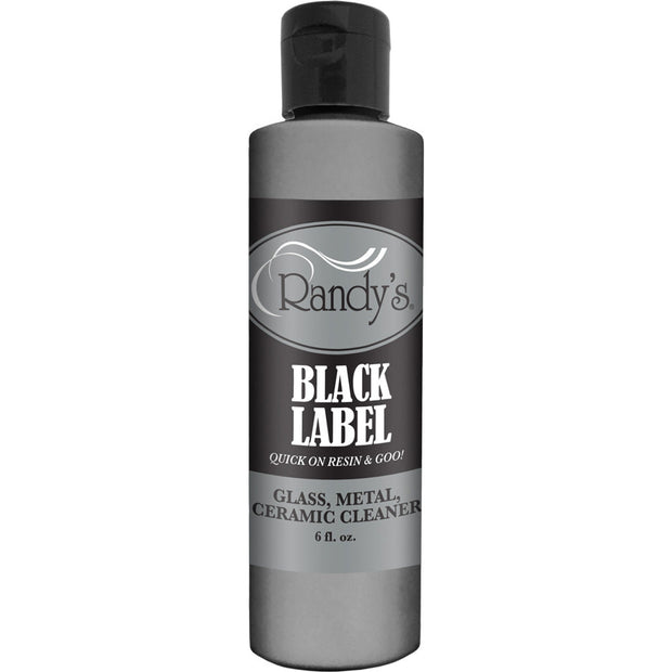 Randy's Black Label Glass, Metal & Ceramic Cleaner - 6oz - Headshop.com