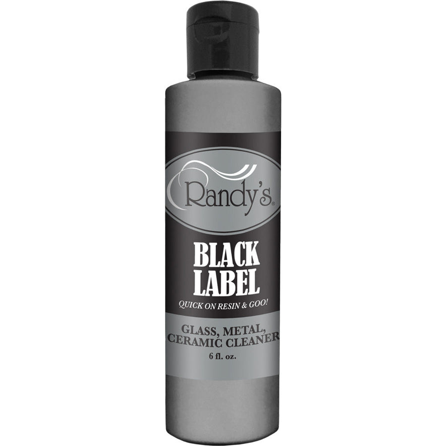 Randy's Black Label Glass, Metal & Ceramic Cleaner - 6oz - Headshop.com