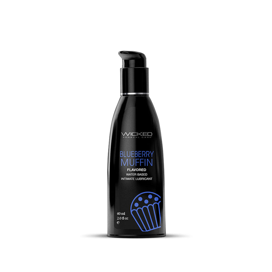 Wicked Aqua Blueberry Muffin Water-Based Lubricant 2 oz. - Headshop.com