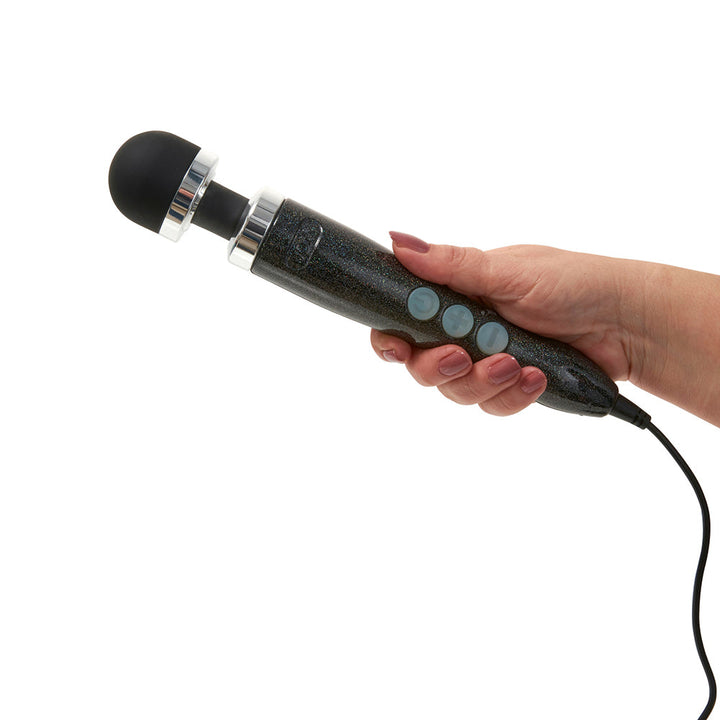 Doxy Die Cast 3 Compact Wand Vibrator Disco Black - Headshop.com