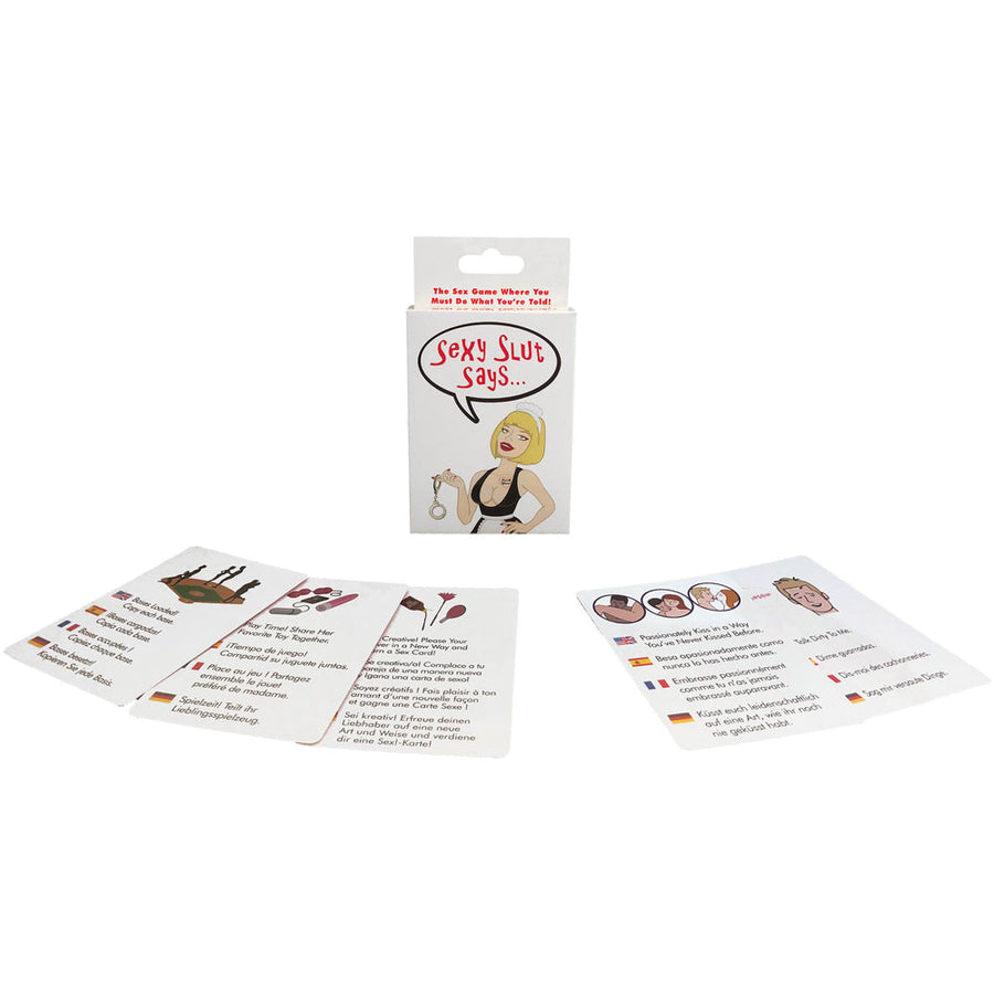Sexy Slut Says Card Game - Headshop.com