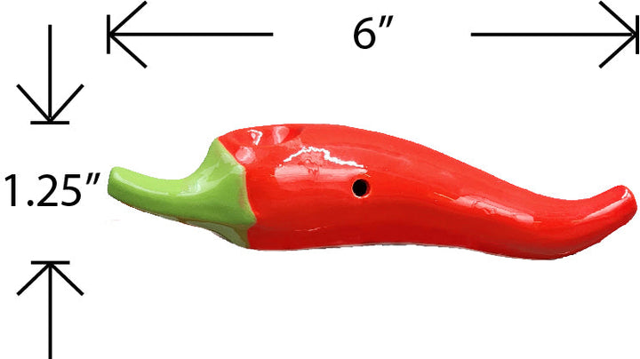 mini chili pepper pipe - red - Headshop.com