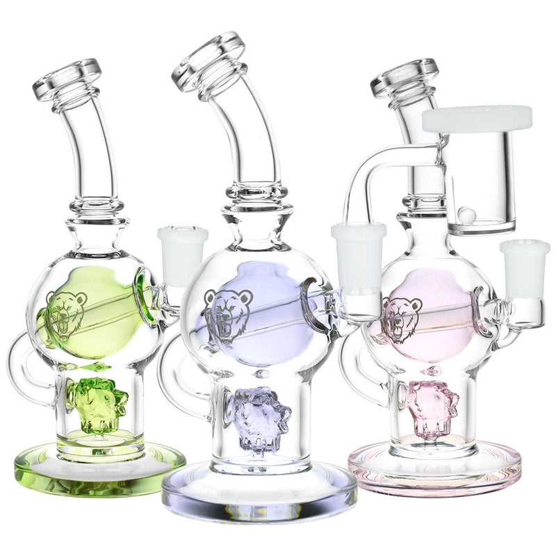 Bear Quartz BQ Sphere Dab Rig Box Set | 7" | 14mm F - Headshop.com