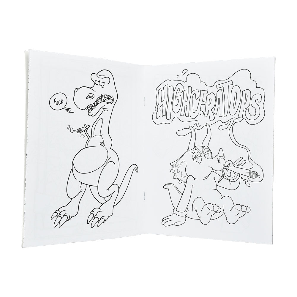 Wood Rocket High AF 2 Adult Coloring Book - 8.5"x11" - Headshop.com
