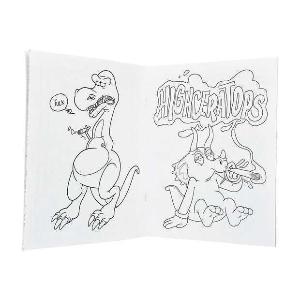 Wood Rocket High AF 2 Adult Coloring Book - 8.5"x11" - Headshop.com