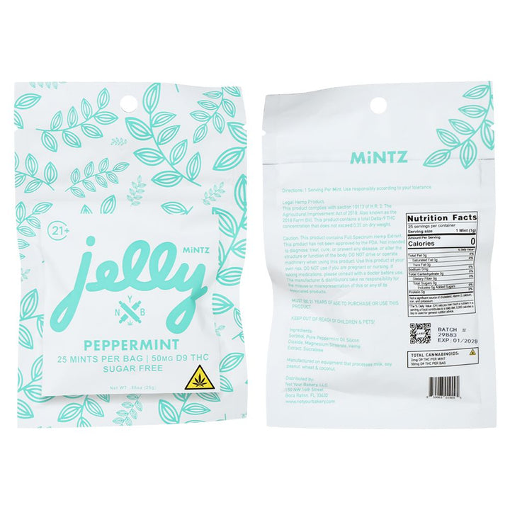 Not Your Bakery x Jelly D9 | 50mg | 25pc | 30pk Jar