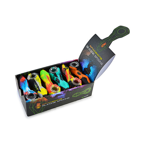Space King Silicone Spoon Pipe (Box of 12) - Headshop.com