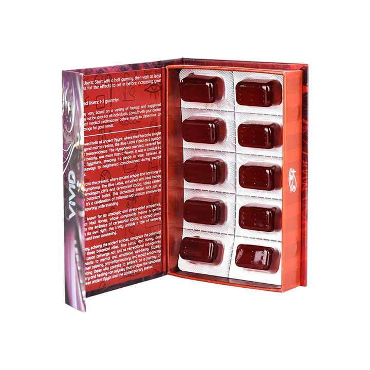 Vivid Mad Honey Blue Lotus Gummies | 25mg | 10pc | 12pk - Headshop.com