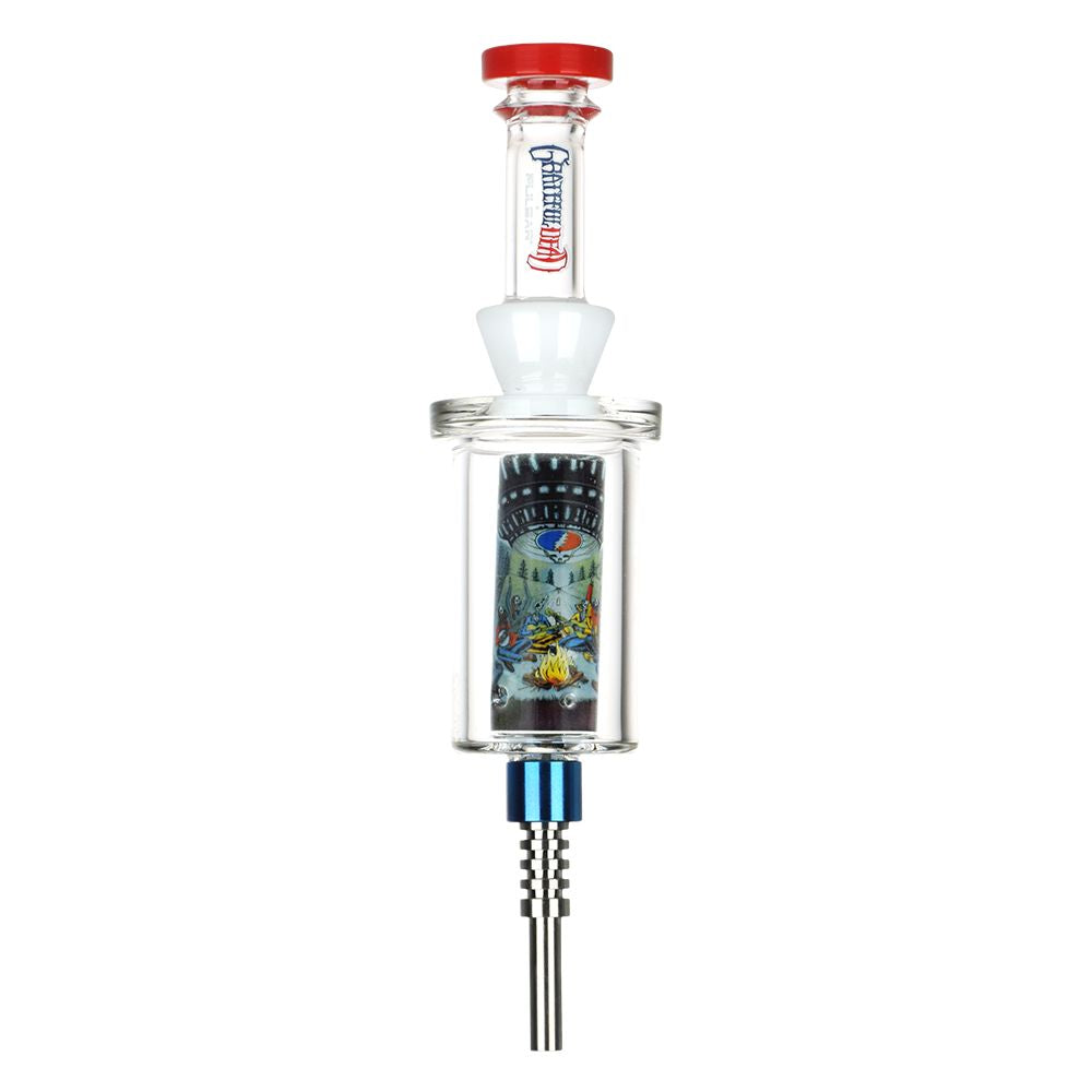 Grateful Dead x Pulsar Inside Print Vapor Vessel & SYF Dab Dish - 9.25" / UFO Jam