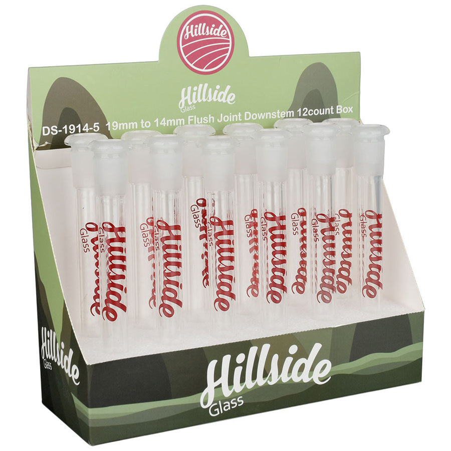 12PC DISPLAY - Hillside Glass Downstem - 5" - Headshop.com