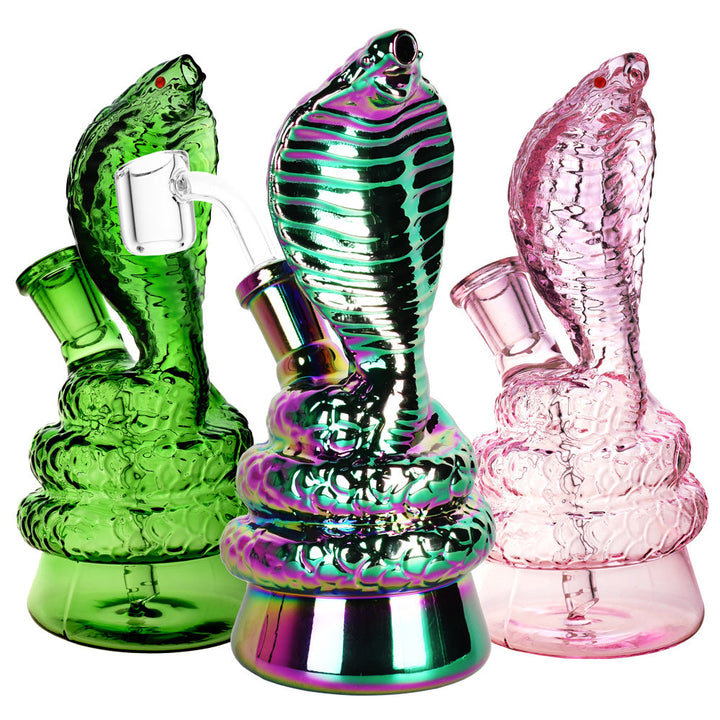 Cobra Snake Rig - 6.5" / 14mm F / Colors Vary - Headshop.com