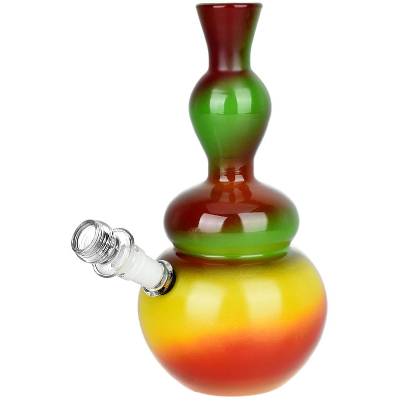 Vase Ombre Soft Glass Water Pipe - 9" / Colors Vary - Headshop.com