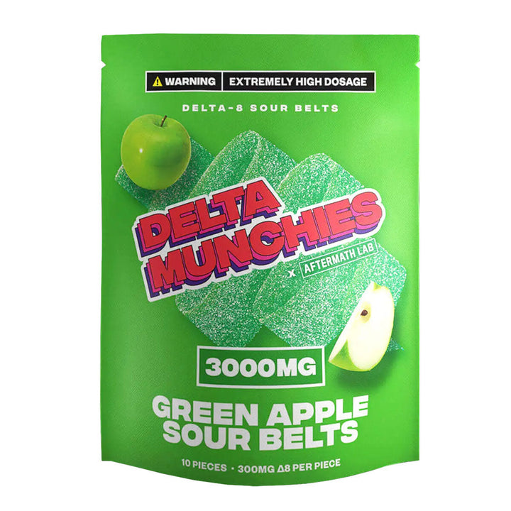 Delta Munchies D8 Sour Belts | 3000mg - Headshop.com
