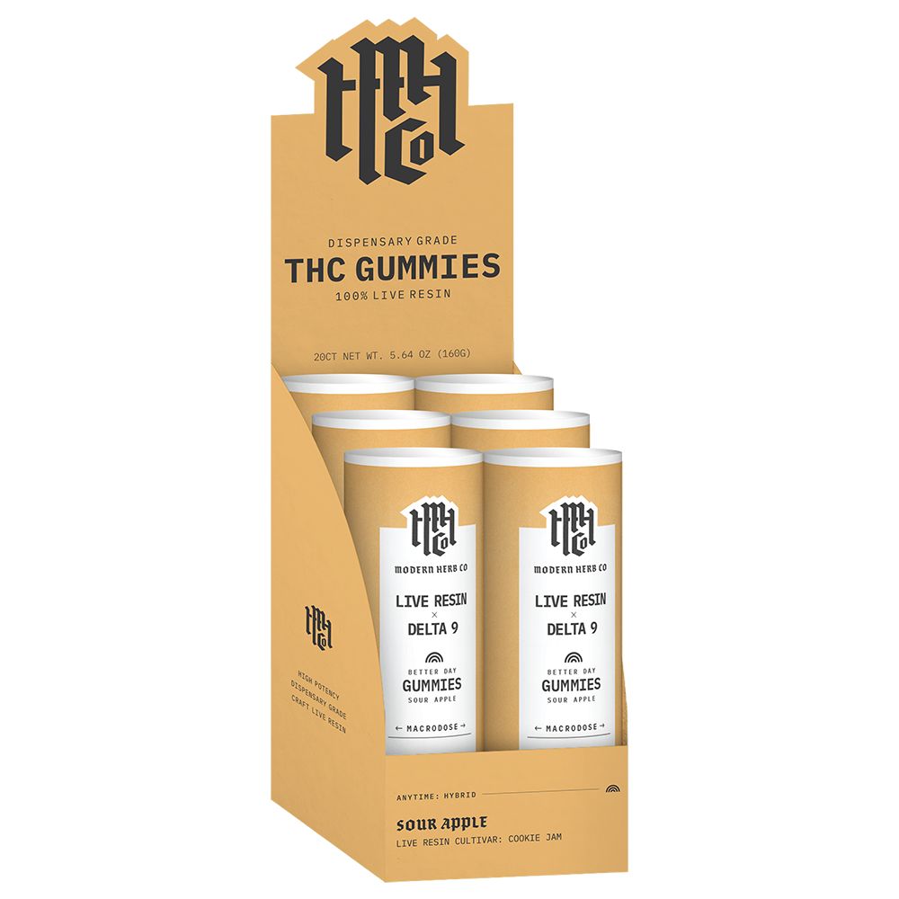 Modern Herb Co Live Resin Delta 9 Macrodose Gummies - Headshop.com