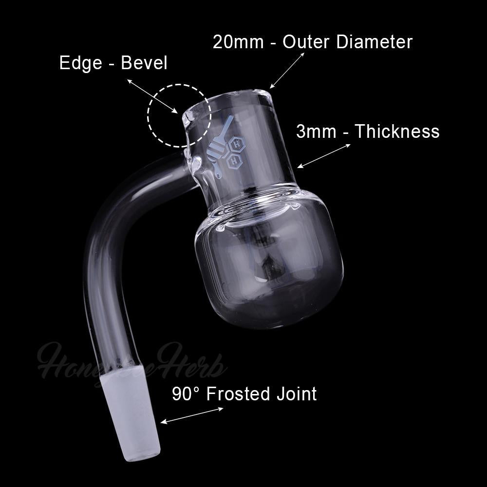 Honeybee Herb Quartz Kettle Banger - 90° - Headshop.com