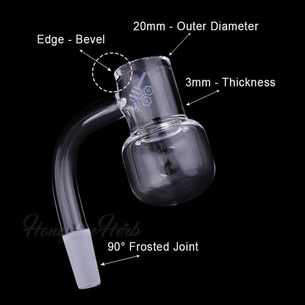 Honeybee Herb Quartz Kettle Banger - 90° - Headshop.com