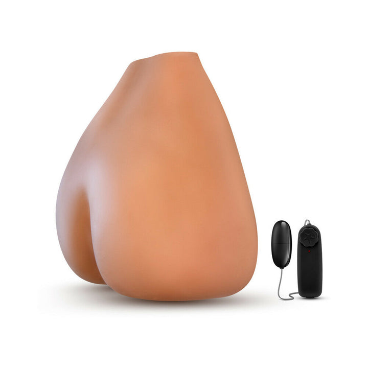X5 Men Rita Dual Entry Masturbator with Remote-Controlled Bullet Vibrator Tan - Headshop.com