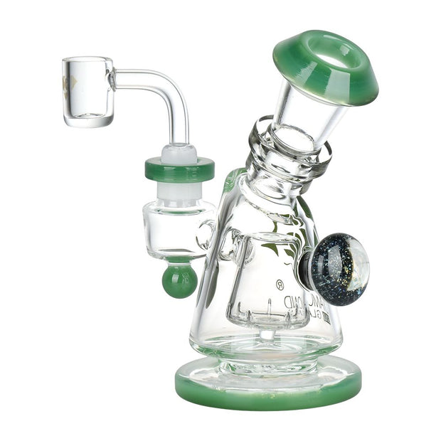 Diamond Glass Gold Hammer Perc Dab Rig - 6" / 14mm F - Headshop.com