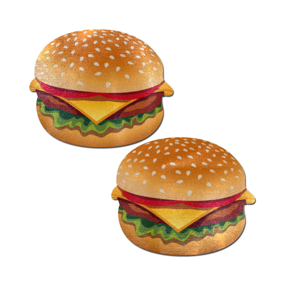 Pastease Burger: Delicious Cheeseburger Nipple Pasties - Headshop.com