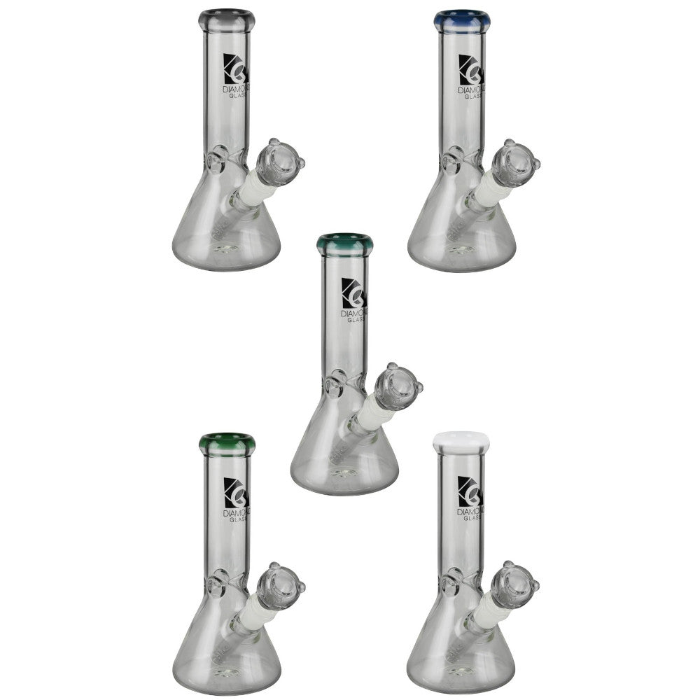 Diamond Glass Sugar Beaker Bong - Headshop.com