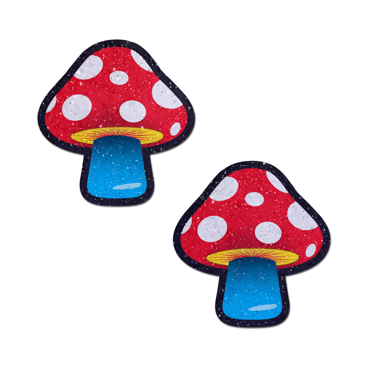 Pastease Mushroom: Colorful Shroom Nipple Pasties - Headshop.com