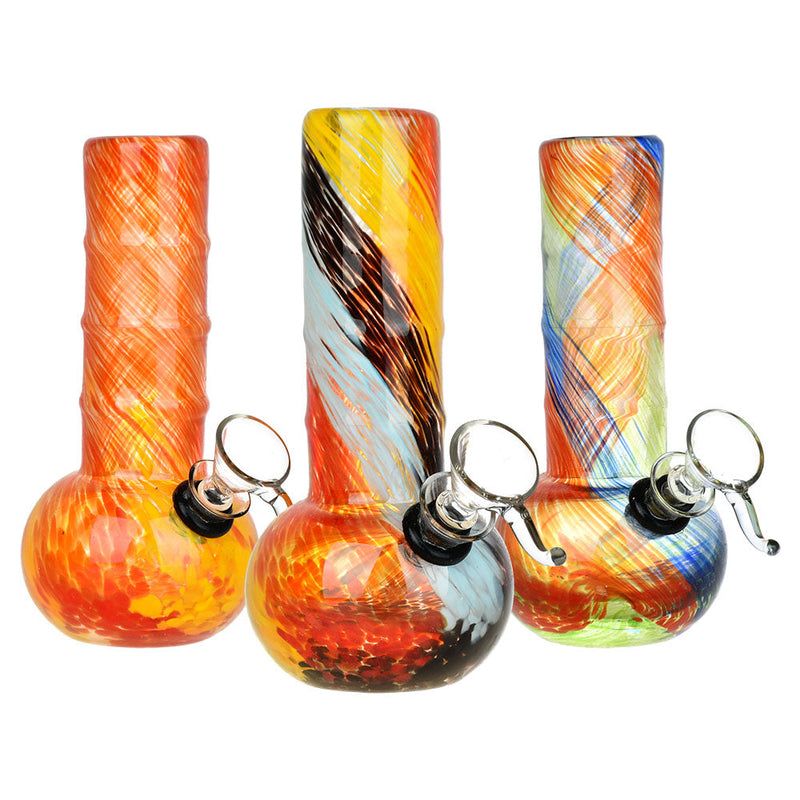 Celebrate Joy Soft Glass Water Pipe - 6" / Colors Vary - Headshop.com