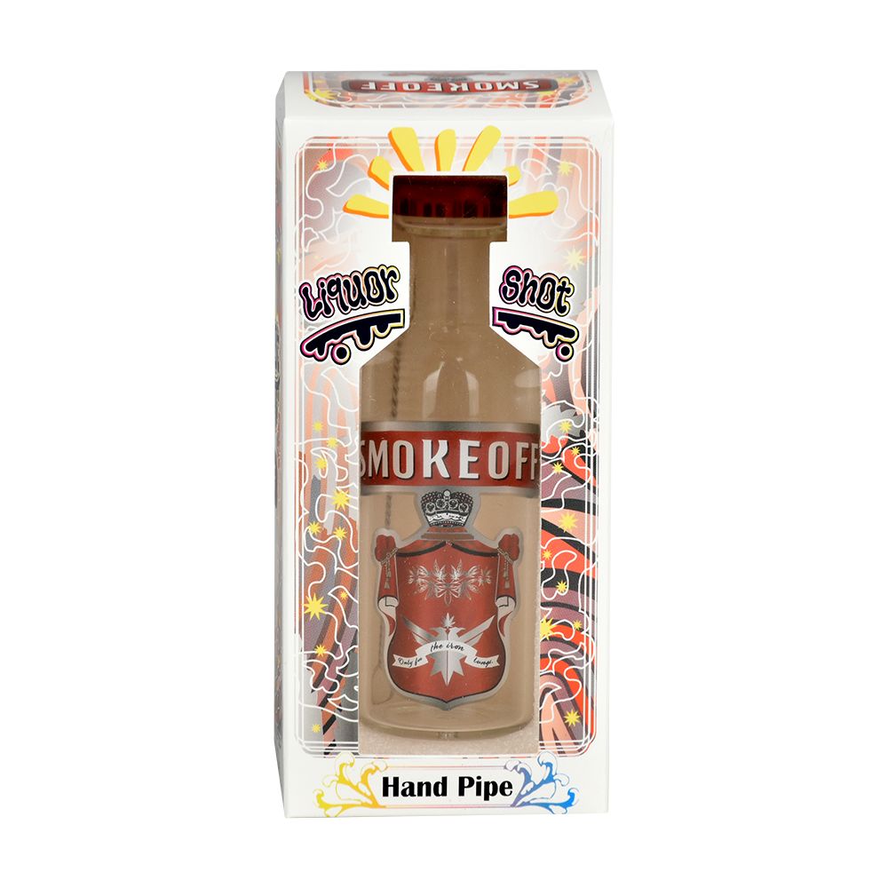 Dabtized Liquor Shot Glass Hand Pipe - 4.5" / Designs Vary - Headshop.com