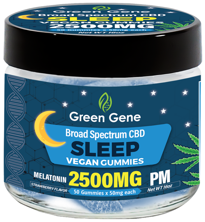 Green Genie Organic CBD Infused Mood Based Vegan Gummies - (625MG - 2500MG) - Headshop.com