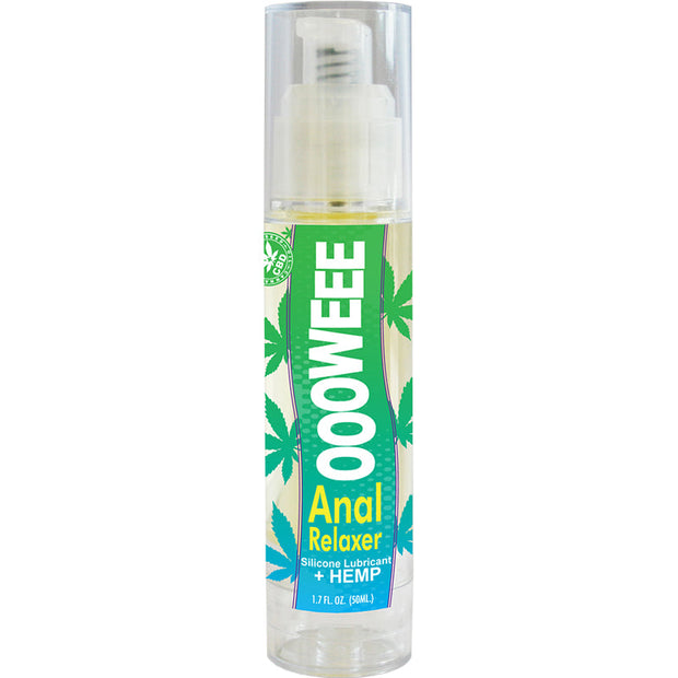 OOOWEE Anal Relaxing Silicone Lubricant with Hemp Seed Oil 1.7 oz bottle - Headshop.com