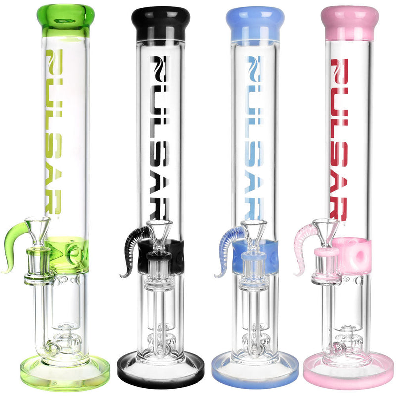 Pulsar Recycler Tube Water Pipe - 15"/14mm F/Colors Vary - Headshop.com