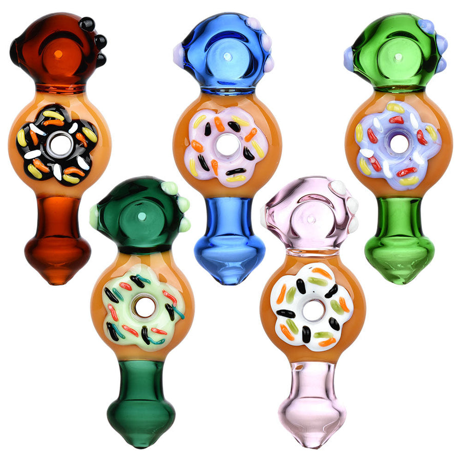 Pulsar Donut Hand Pipe - 5" / Assorted Colors 5PC BUNDLE - Headshop.com