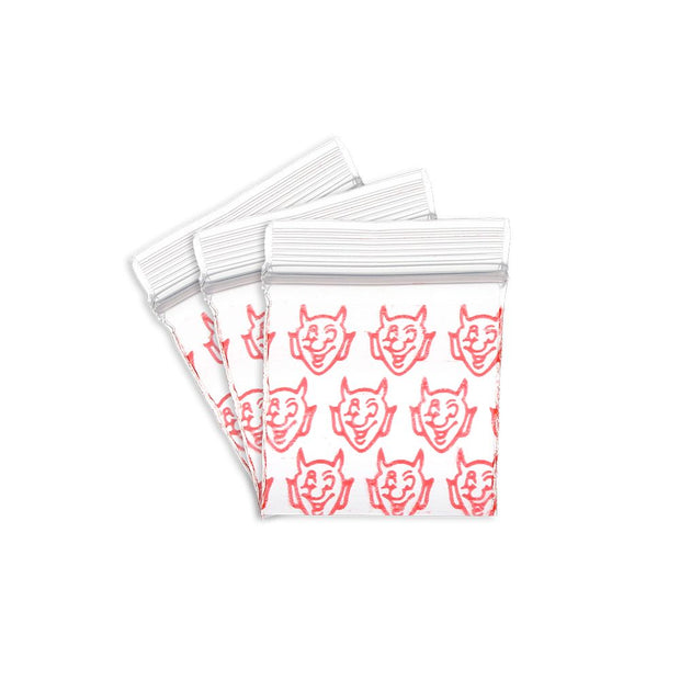 Designer Recloseable Zip Top Plastic Bags | 1000ct Bundle - Headshop.com