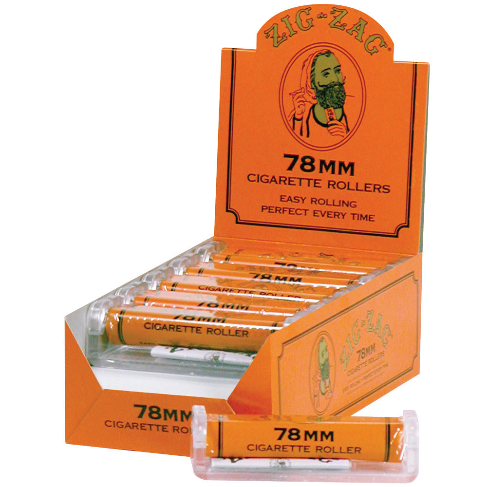 12pc Display - Zig-Zag Cigarette Roller - 78mm - Headshop.com