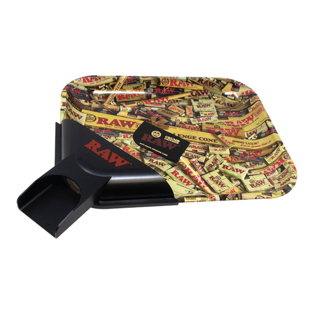 RAW Crumb Catcher Quick Bagger For Large Rolling Trays - Headshop.com
